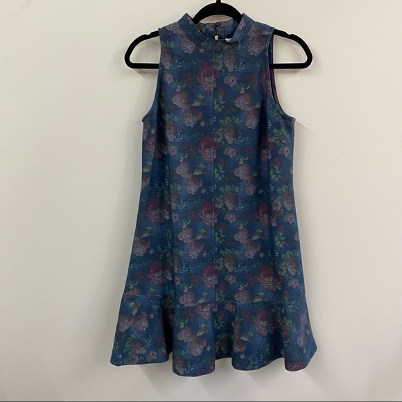 Erin by Erin Fetherston Floral Denim Dress - Picture 4 of 15
